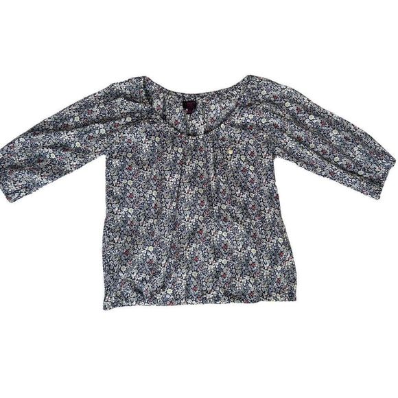 J Crew Liberty Women's Multicolor Floral 3/4 Sleeve Top And Pants Set M/4 NWOT - Picture 15 of 16